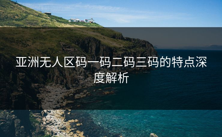 亚洲无人区码一码二码三码的特点深度解析