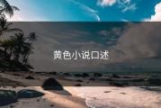 黄色小说口述