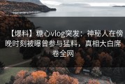 【爆料】糖心vlog突发：神秘人在傍晚时刻被曝曾参与猛料，真相大白席卷全网
